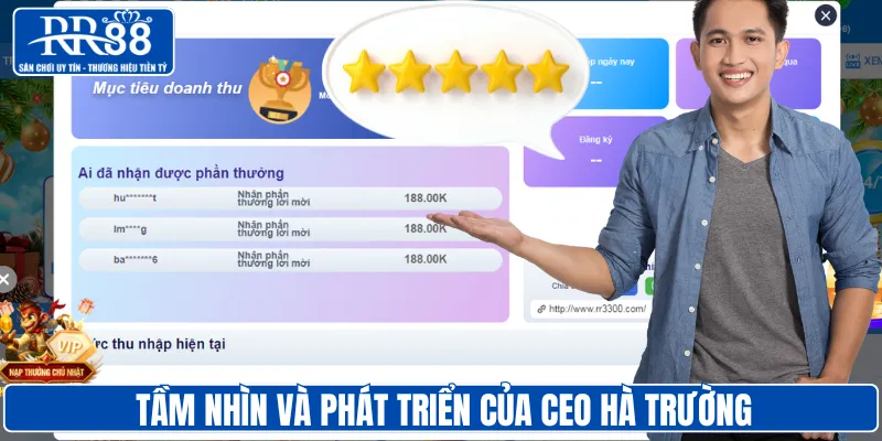 Tầm nhìn và phát triển của CEO Hà Trường